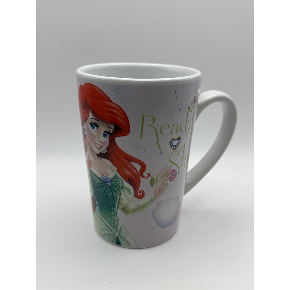 Disney The‎ Little Mermaid Ariel Ready to Shine Ceramic Coffee Mug Cup 12oz